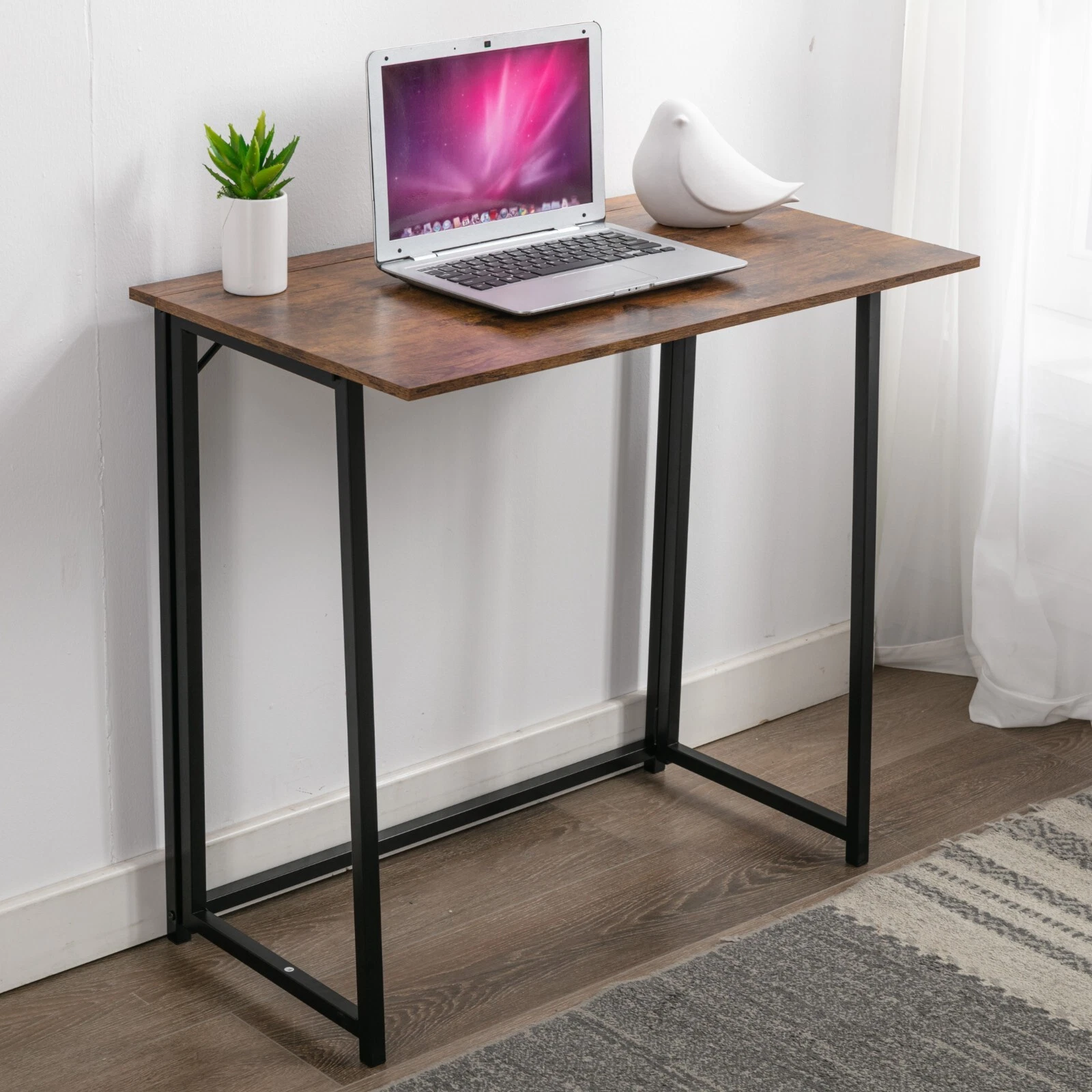 Folding Computer Desk Study Desk Writing Table Hom